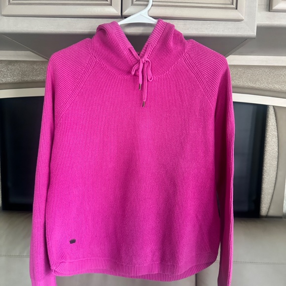 Ralph Lauren Luxury Hoodie Womens M Fuchsia 100% Cotton - Picture 1 of 10